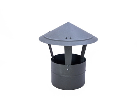 Дымник круглый оцинкованный 0,5х80 мм RAL 6005 (Зеленый мох)