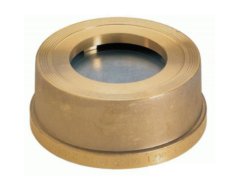 Клапан обратный латунный межфланцевый пружинный Danfoss NVD 802 ДУ 40 РУ 16