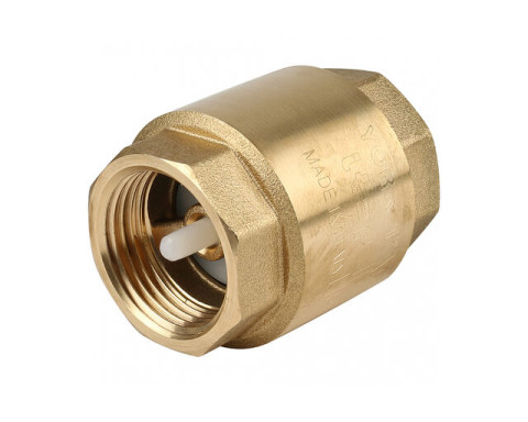 Клапан обратный латунный муфтовый пружинный Danfoss NRV EF ДУ 25 РУ 25