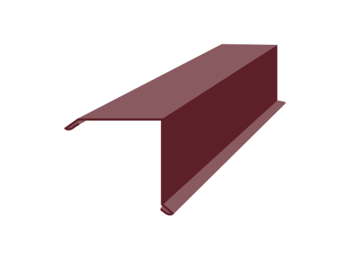 Торцевая (ветровая) планка 0,45х135х145х2000 мм RAL 1015 (Светлая слоновая кость)